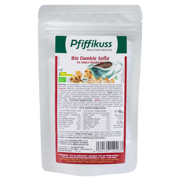 Dunkle Sauce BIO. 450g Nachfüllbeutel