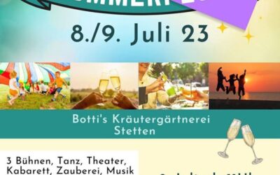 Graswurzle Sommerfest  8./9. Juli 2023 bei Kräutergärtnerei Botti,  5608 Stetten